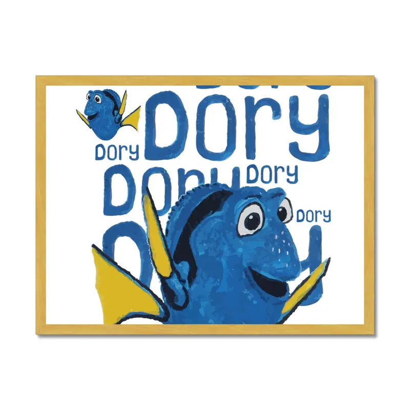Dory Antique-Finished Framed Art Print – AQUA HMP2 Series