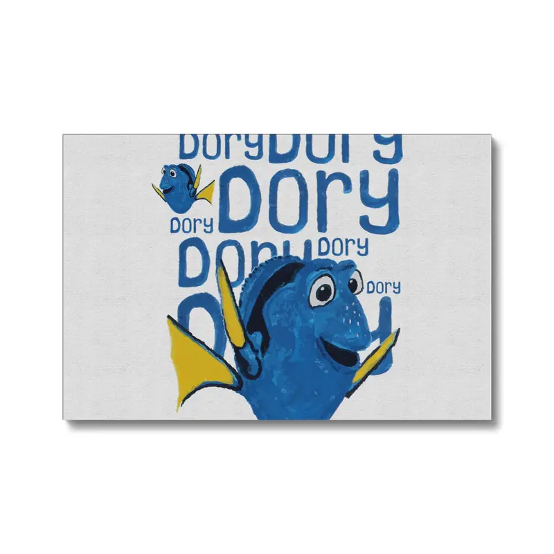 Dory Eco Canvas Wall Hanging – AQUA HMP2 Sustainable Art