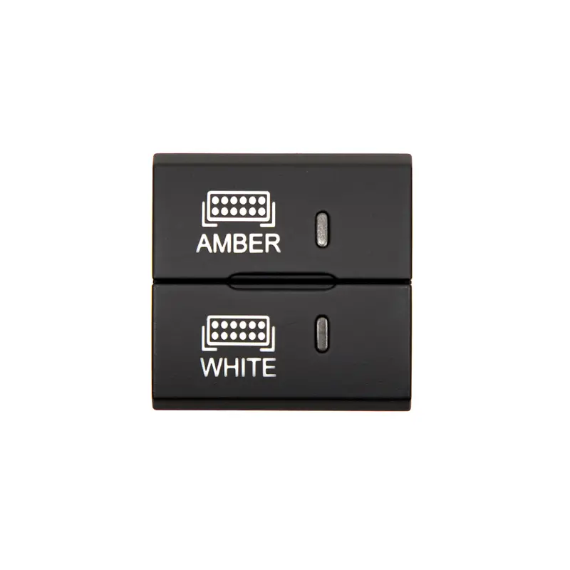 Dual-Function Amber/White OEM-Square Switch for Toyota