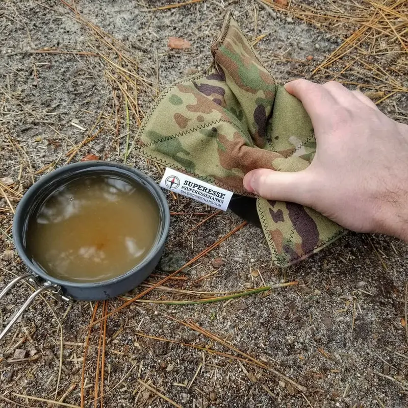 Dual-Purpose Filter Bandana: Pre-Filtration Water Aid and Respiratory Barrier Against Airborne Contaminants