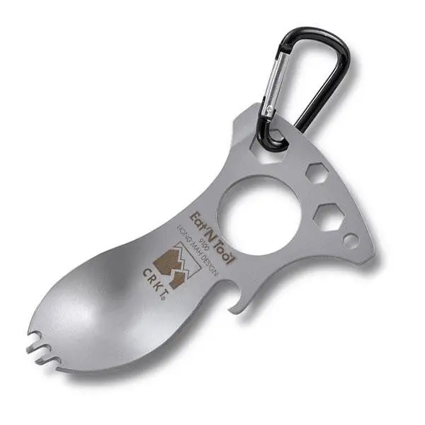 Eat’N Tool Stainless Steel Multi-Function Utensil with Chrome Finish