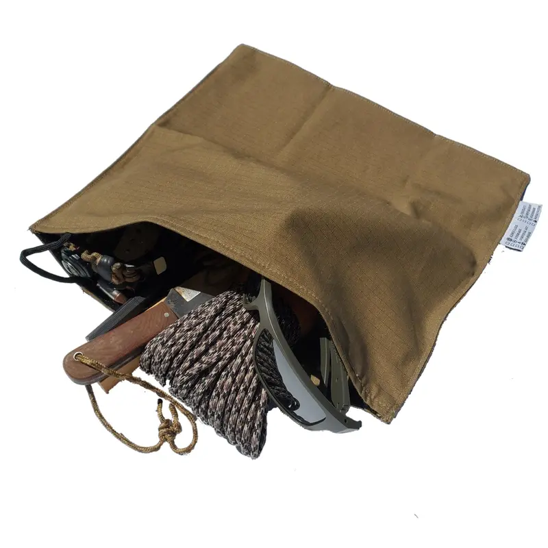 EDC Utility Hanky: Multi-Compartment Pocket Storage Handkerchief for Gear Organization