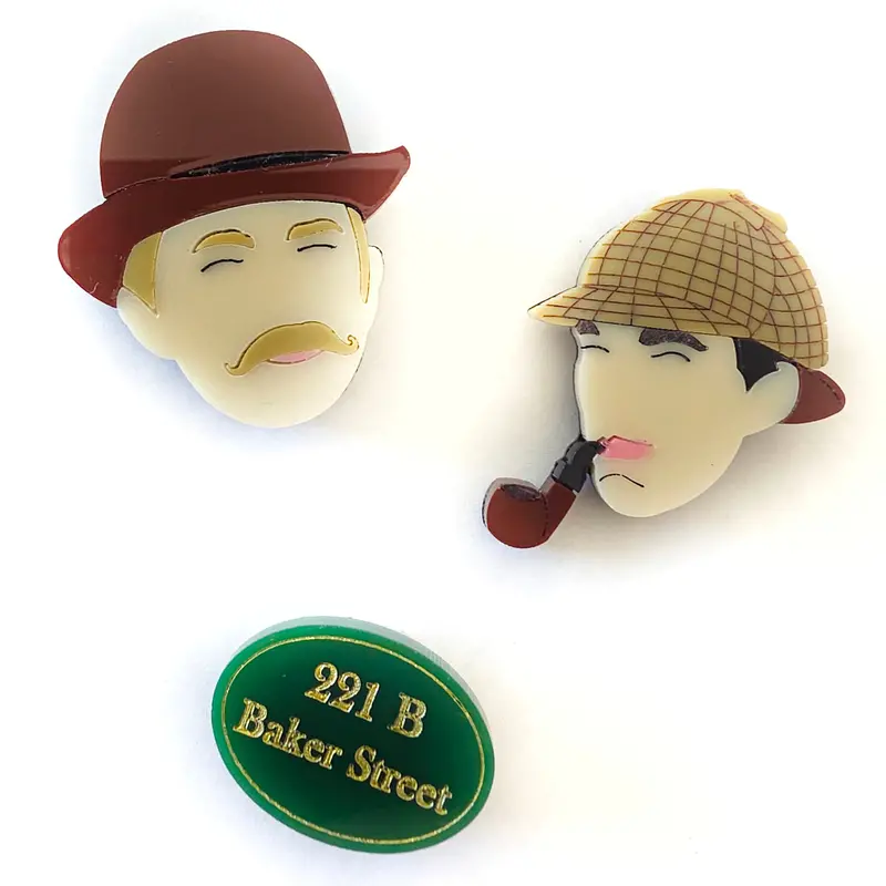 ‘Elementary, My Dear!’ Button Cover