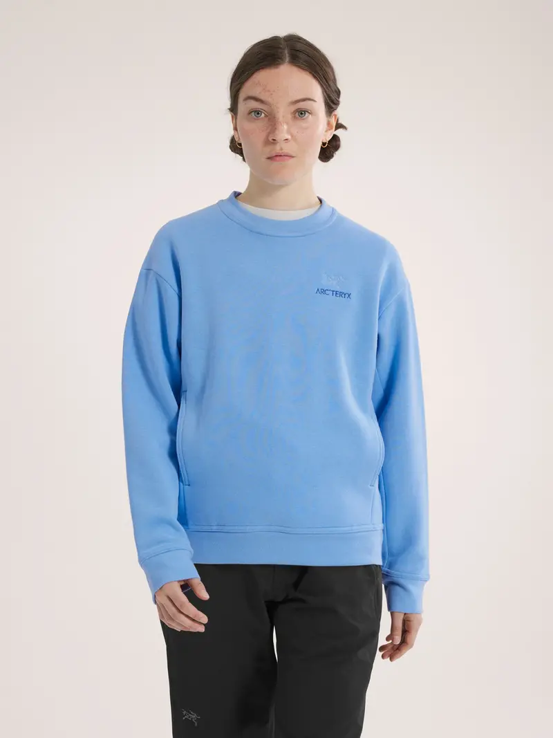 Emblem Fleece Crew Sweatshirt for Women