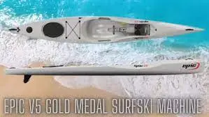 Epic V5 Surf Ski – Lightweight, Responsive Racing Kayak for Intermediate Athletes