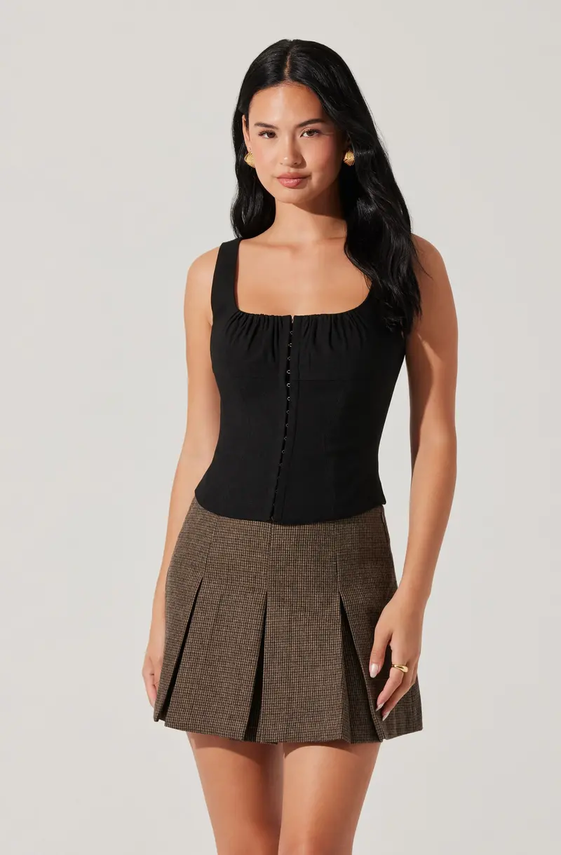 Evetta Structured Corset Top