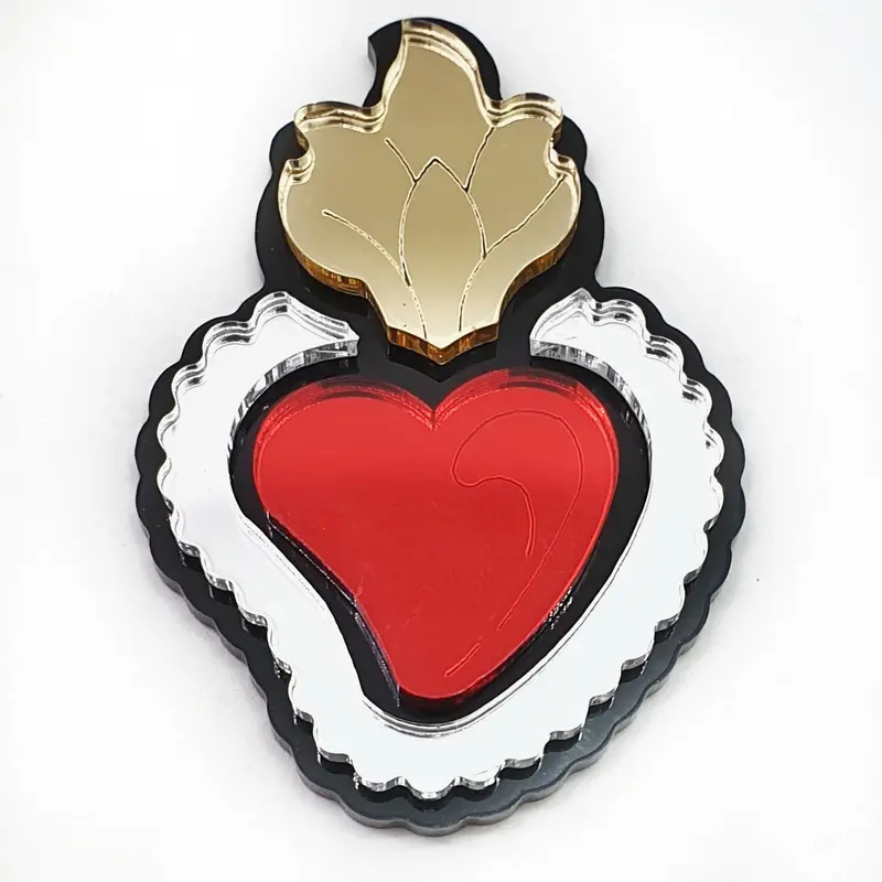 Ex-Voto Heart Brooch
