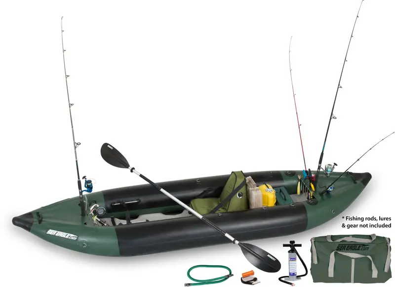 Explorer 350FX_Deluxe Inflatable Fishing Kayak (Solo)