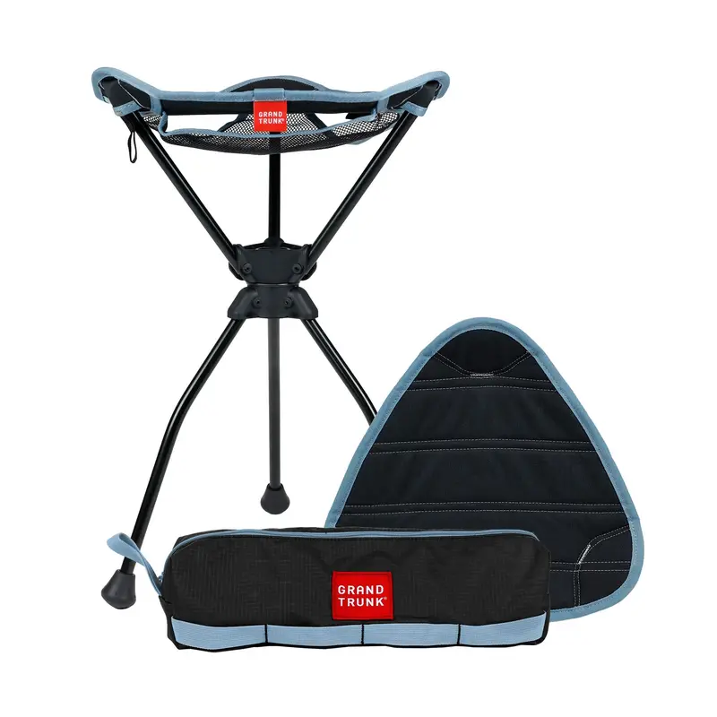 Extra-Tall 360° Swivel Camping Stool – Compass XT Model
