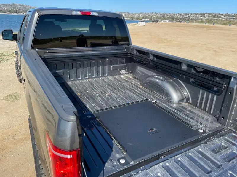 F-150 80/20 Bed Rail Integration System — Modular Cargo Management Platform