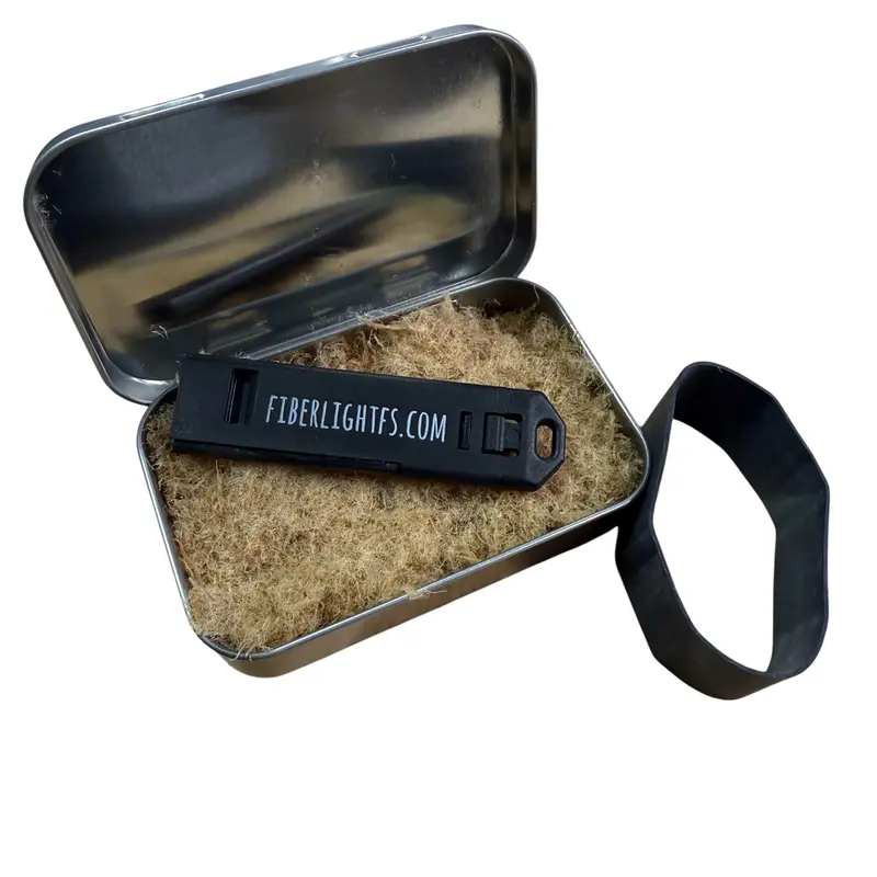 Fiber Light All-in-One Fire-Making Survival Kit