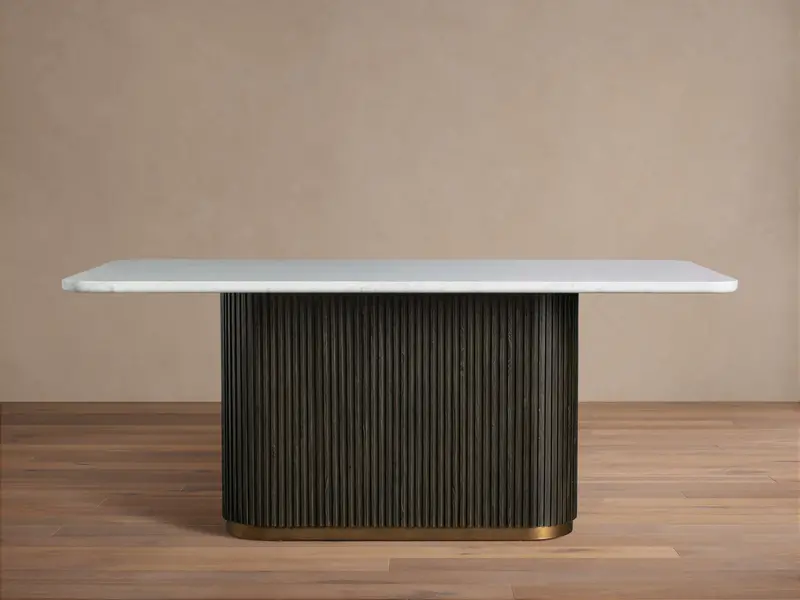 Finnley Solid Wood Extendable Dining Table