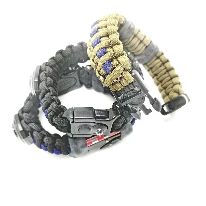 First Responder Duty Strap: Law Enforcement Backup Gear with Light, Seatbelt Cutter, Cuff Key, and Compass