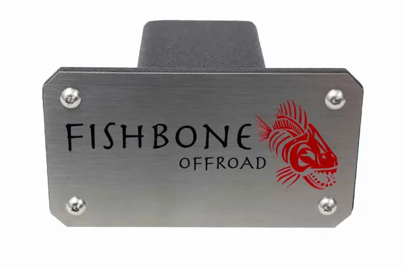 Fishbone Offroad Custom Hitch Cover with Brand Logo