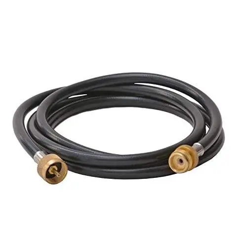 Flame King 8 ft Propane Hose Adapter for 1 lb Cylinders