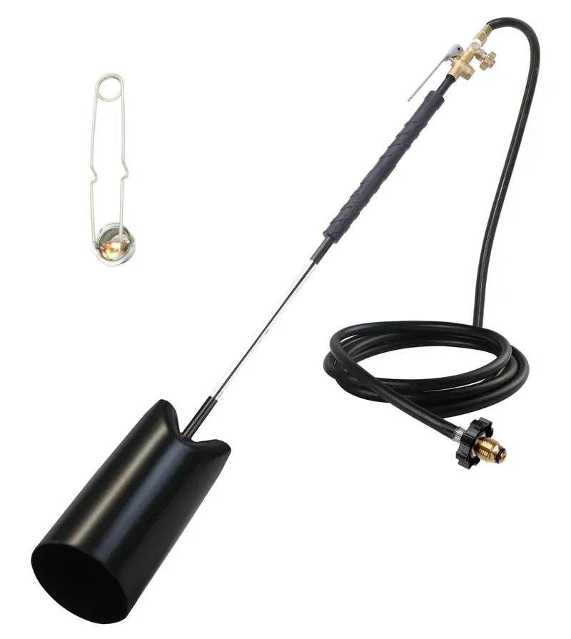 Flame King Heavy-Duty 500,000 BTU Propane Torch with Flint Igniter for Weed Control