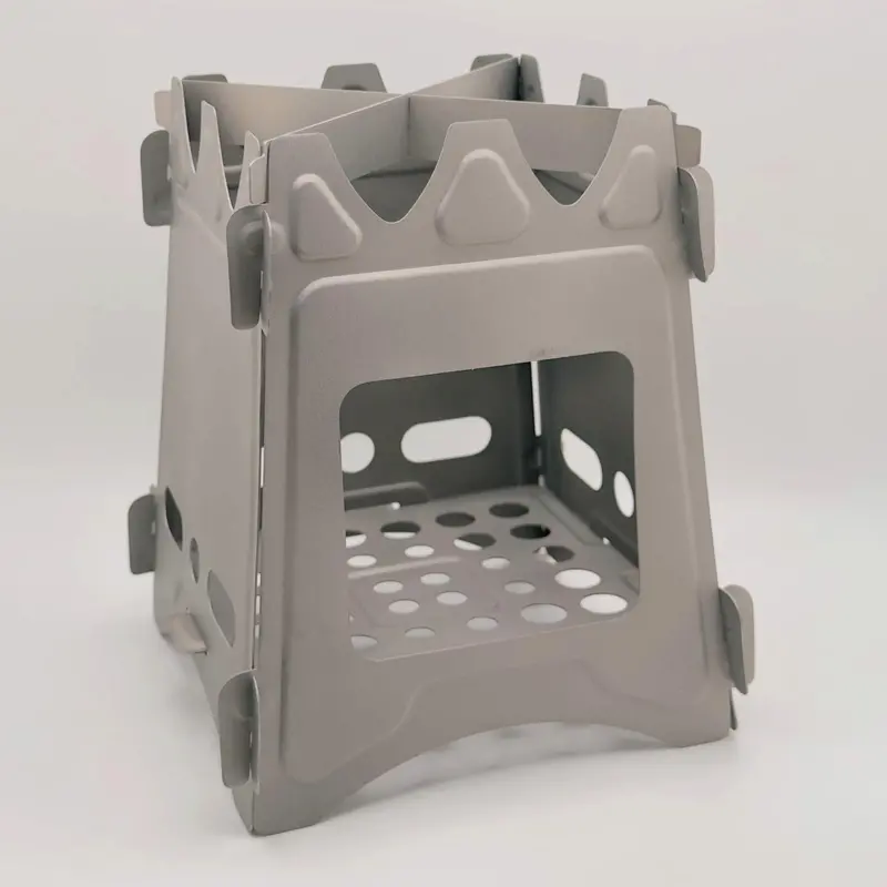 Flat-Pack UltraLite Titanium Stick Stove for Ultralight Backpacking