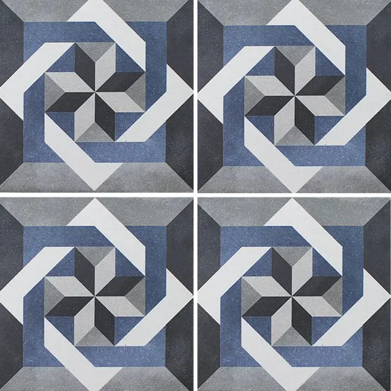 Fleur Isabelle Garden-Inspired 6×6 Porcelain Pool Tile