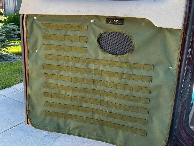 Ford Econoline Rear Door Storage Organizer