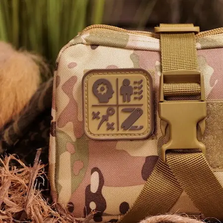 Four Pillars of Survival Morale Patch – Desert Tan Edition