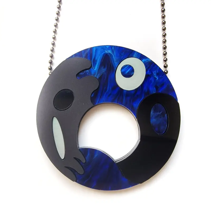 Geometric Pop Long Necklace