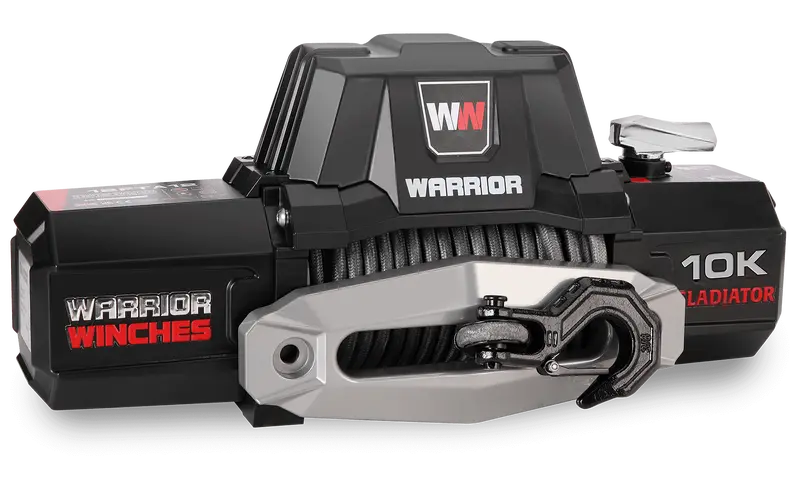 Gladiator F-Type 10,000 lb 12V Electric Winch – Synthetic Rope Edition