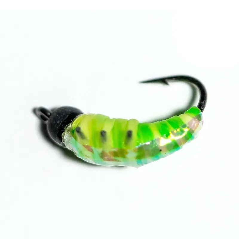 Green Glow Waxie Tungsten Fishing Jig