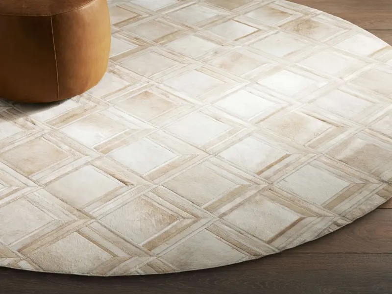 Greer Textured Round Area Rug