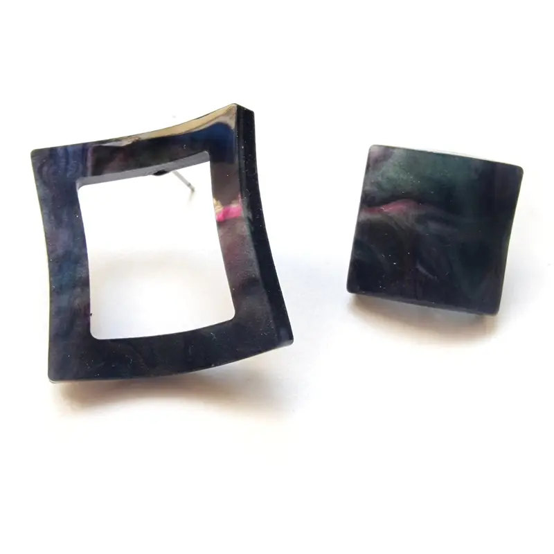 Hand-Sculpted Geometric Lobe Earrings