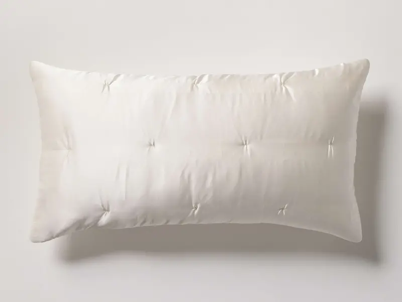 Hand-Tucked Silk Decorative Pillow Sham