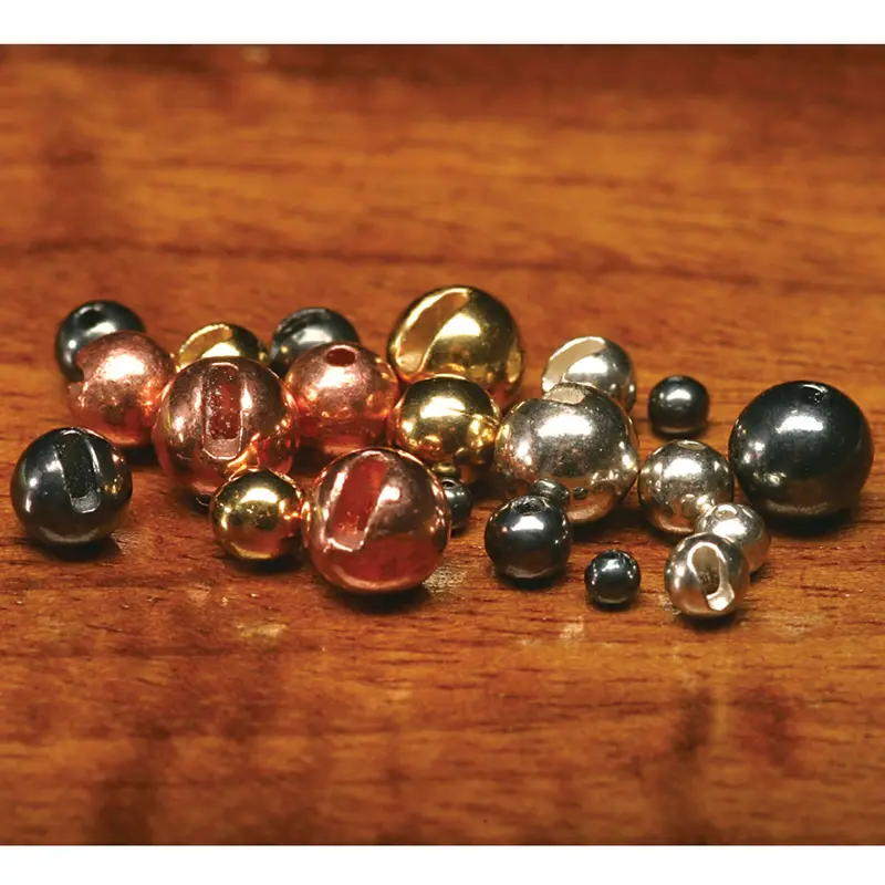 Hareline Slotted Tungsten Beads – Heavy Weight