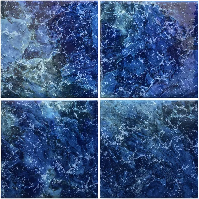Hawaiian Blue 6×6 Inch Porcelain Pool Tile
