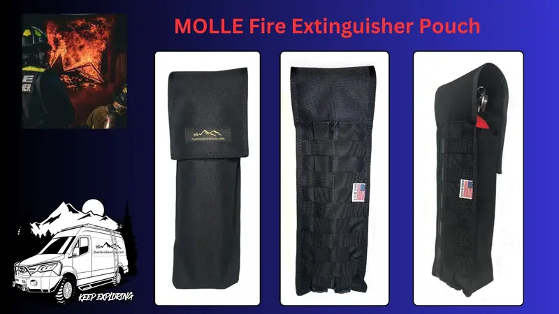 Heavy-Duty MOLLE-Compatible Fire Extinguisher Pouch