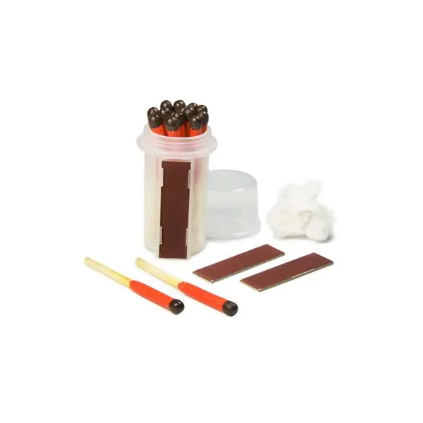 Heavy-Duty Survival Stormproof Match Kit with Windproof Design