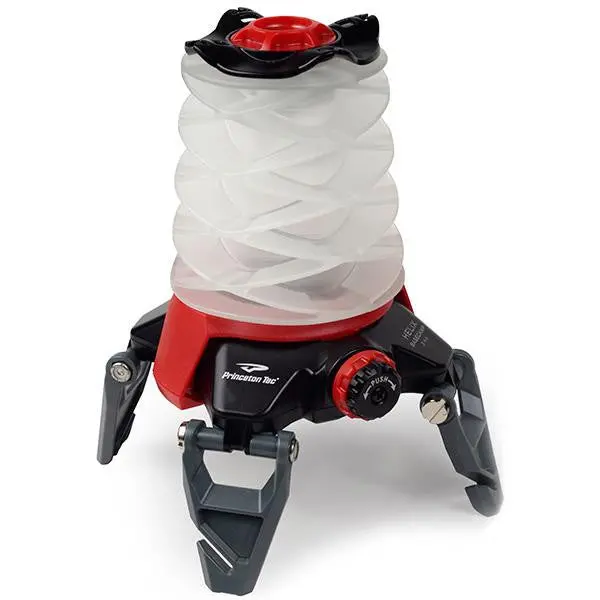 Helix Basecamp Rechargeable Lantern – Black-Red Lithium-Powered Lighting