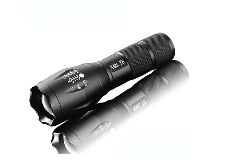High-Lumen Adjustable LED Flashlight with Zoom Function