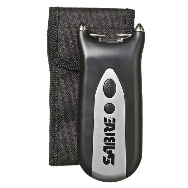 High-Voltage Stun Gun – 800,000V Tactical Self-Defense Tool with Holster (Black)