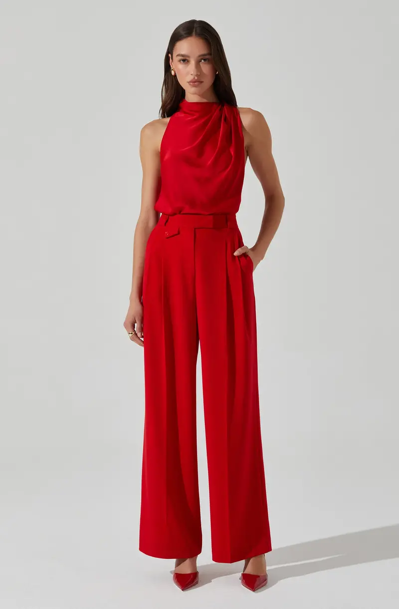 High-Waisted Trouser Pants by Bryony
