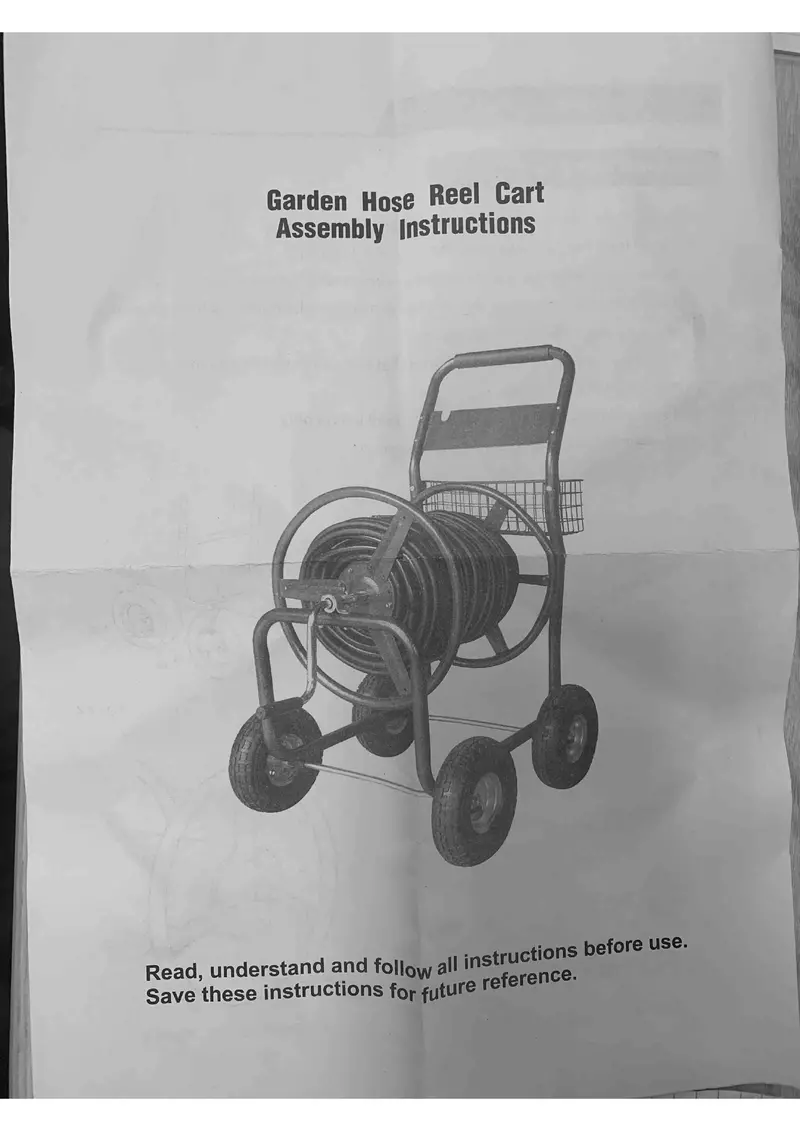Hose Reel Cart Assembly Guide & Setup Instructions