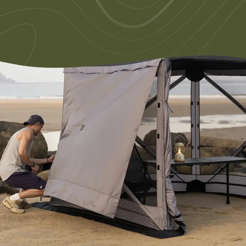 Hub Screen House 400 XL with Wind-Resistant Panel