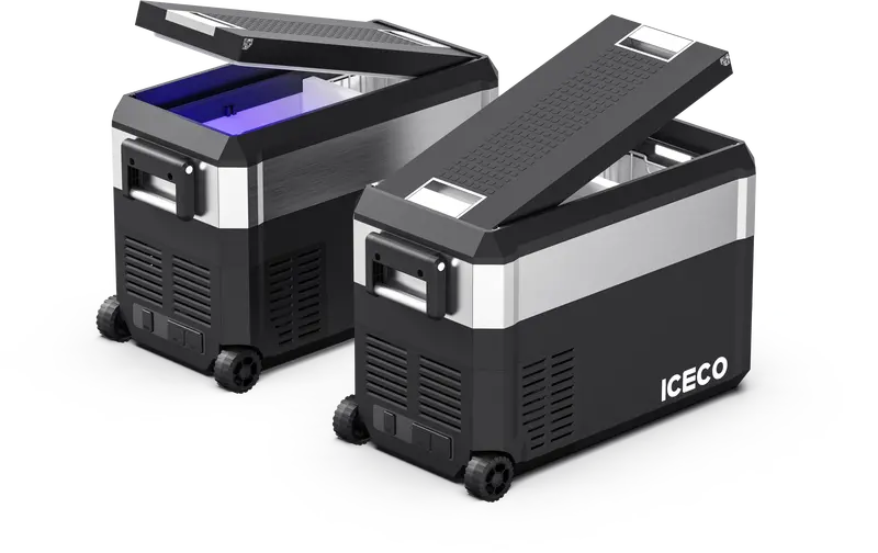 ICECO JP40 Pro Dual-Zone Wheeled Portable Freezer — 40L Rugged, Mobile Refrigeration Solution