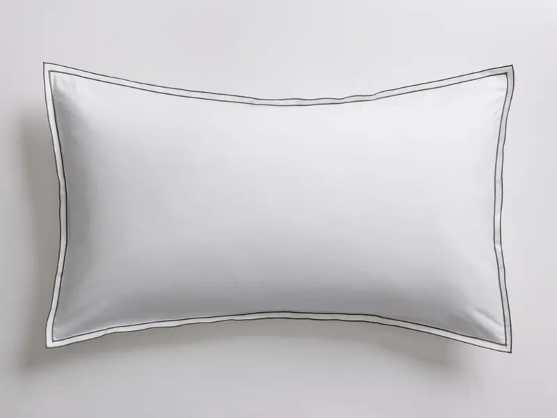 Italian Embroidered Percale Pillow Sham