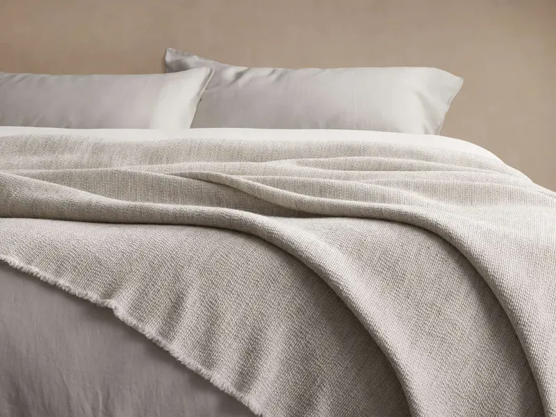 Italian Merino Wool Throw Blanket