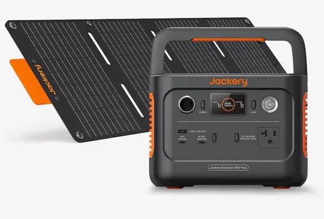 Jackery Explorer 300 Plus with 40W SolarSaga Mini Solar Panel Bundle