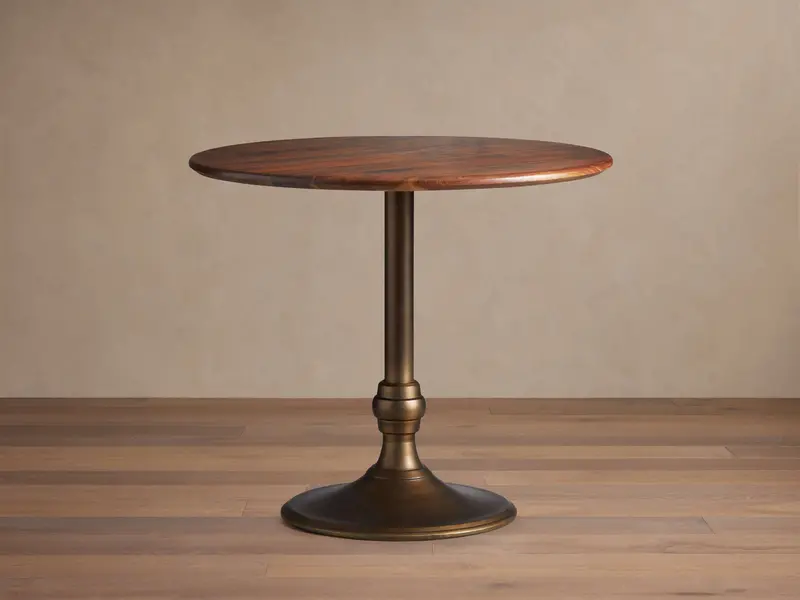Jacob Brass-Base Counter Height Table with Wade Legs
