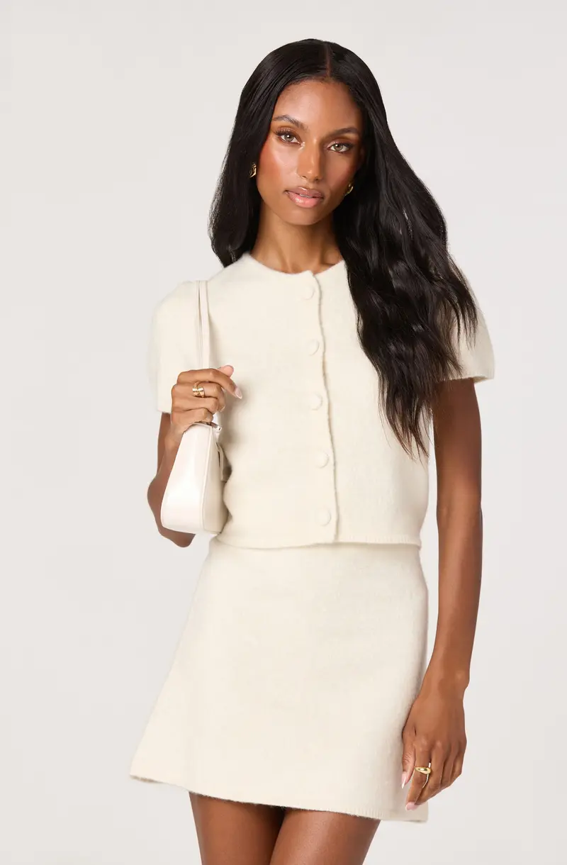 Jailyn Lightweight Short-Sleeve Open-Front Cardigan