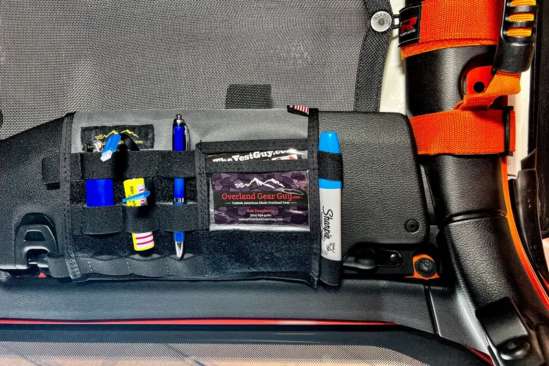Jeep Gladiator & Toyota Tacoma MOLLE Visor Storage Organizer