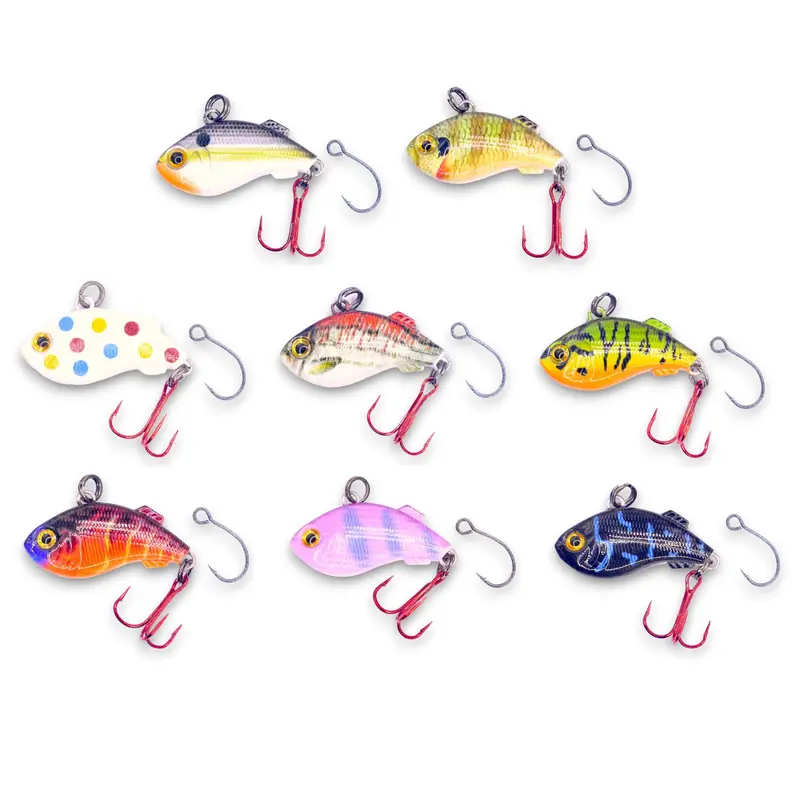 K-Rip 8-Pack Mini Vibe Baits – Your Choice of Size & Colors