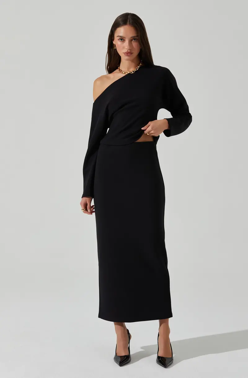 Kana High-Waisted Maxi Skirt