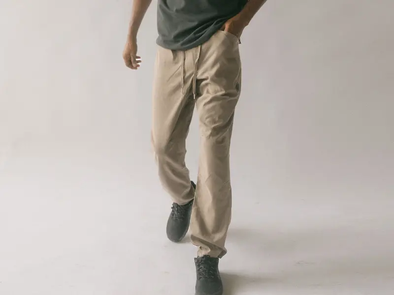 Kinisi Men’s Hemp Blend Relaxed-Fit Pants